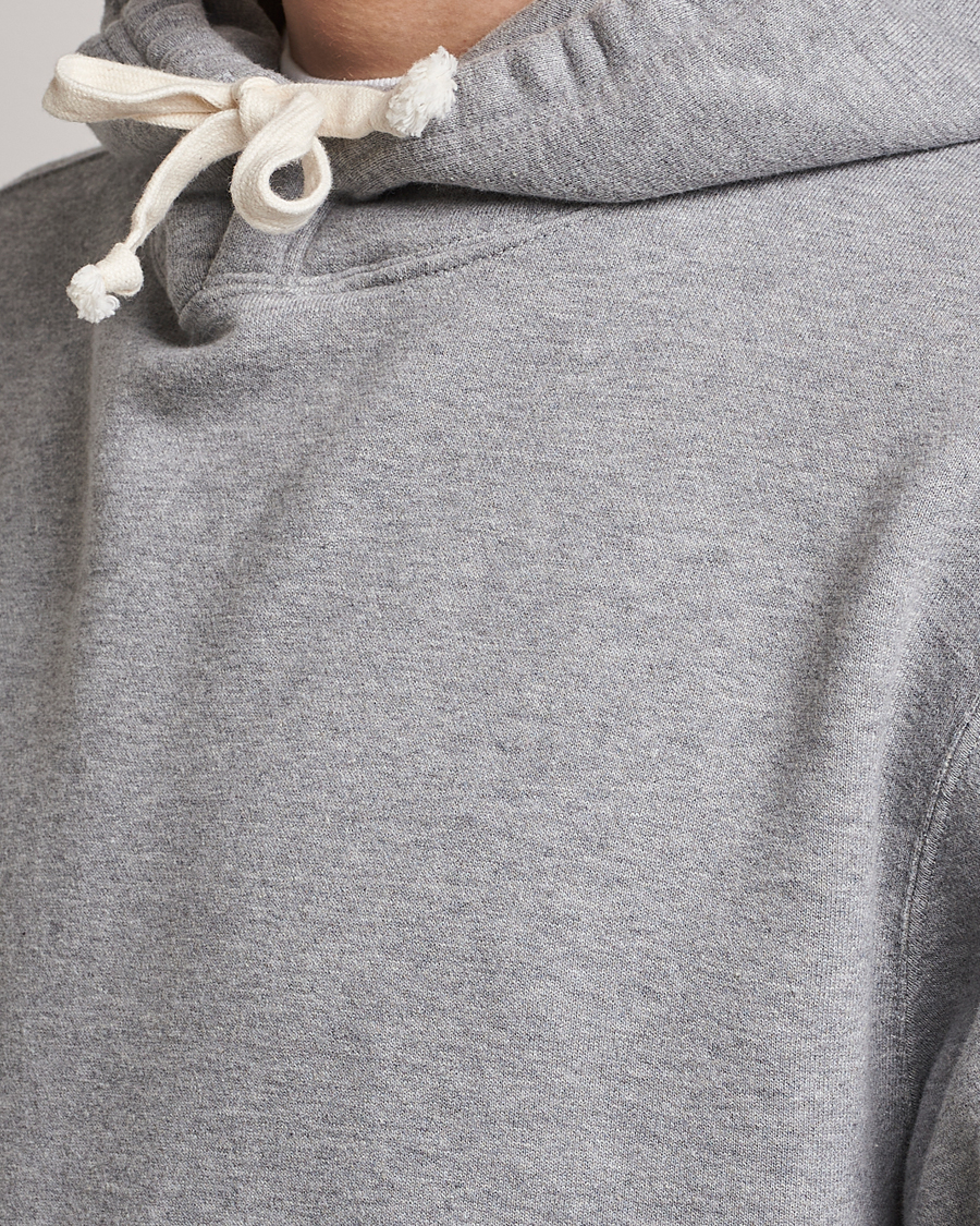 Uomini | Maglieria | BEAMS PLUS | Japanese Cotton Hoodie Heather Grey