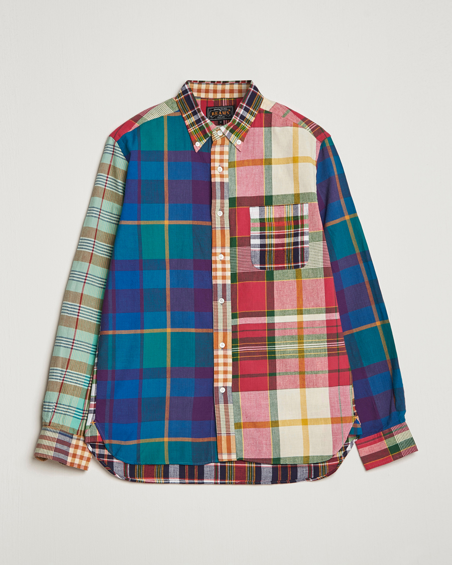 Uomini | Camicie | BEAMS PLUS | Indian Madras Button Down Shirt Multicolor