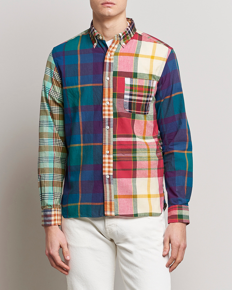 Uomini | Camicie | BEAMS PLUS | Indian Madras Button Down Shirt Multicolor