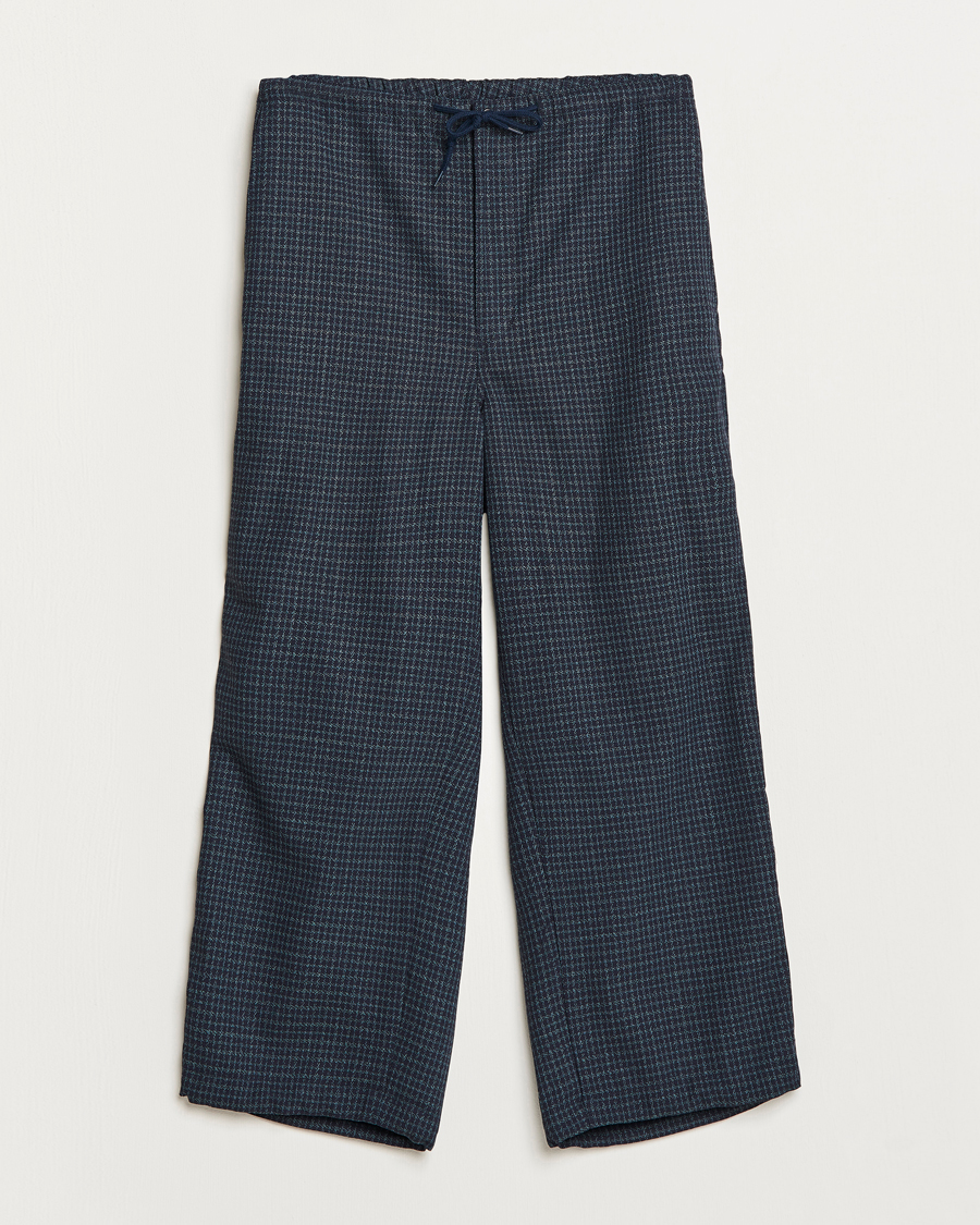 Uomini | Pantaloni | BEAMS PLUS | Panama Wool Pants Navy