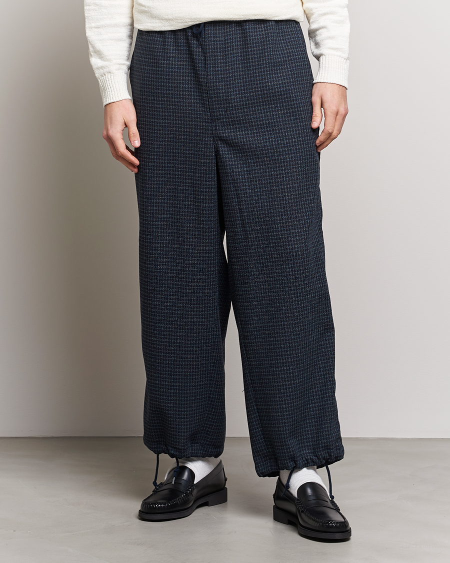 Uomini | Pantaloni | BEAMS PLUS | Panama Wool Pants Navy