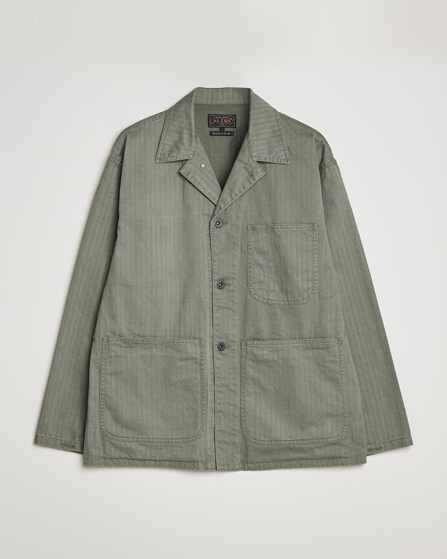 Uomini | Giacche | BEAMS PLUS | MIL Chore Jacket Olive