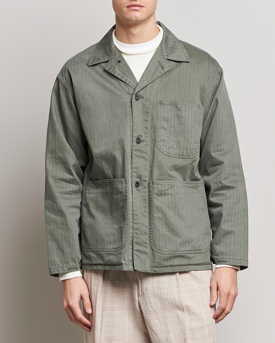 Uomini | Giacche | BEAMS PLUS | MIL Chore Jacket Olive