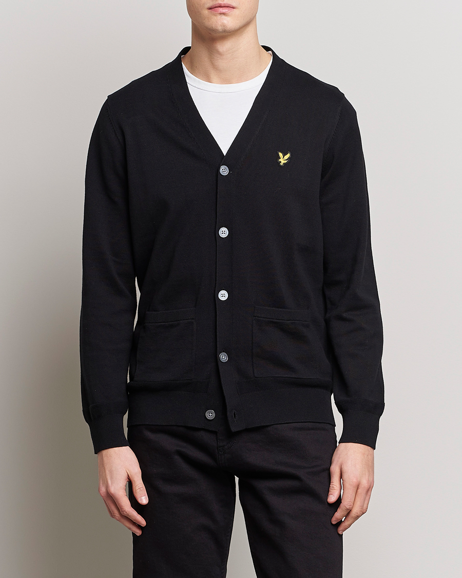 Uomini | Maglieria | Lyle & Scott | Cotton Cardigan Black