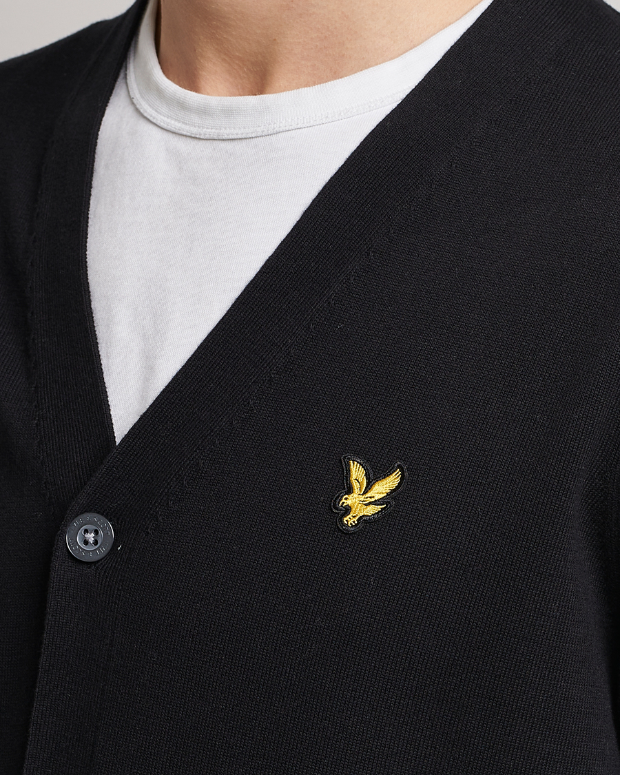 Uomini | Maglieria | Lyle & Scott | Cotton Cardigan Black