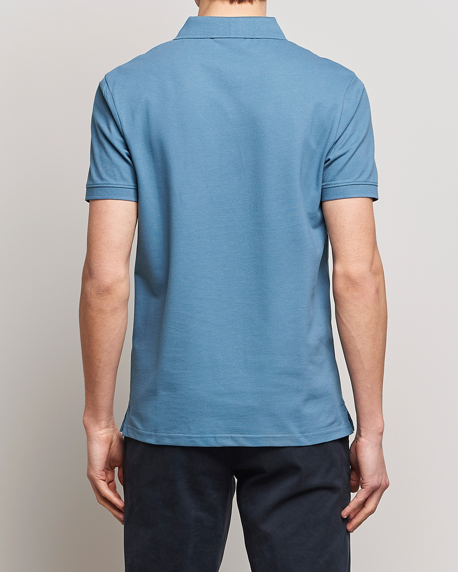 Uomini | Polo | Lyle & Scott | Plain Pique Polo Skipton Blue