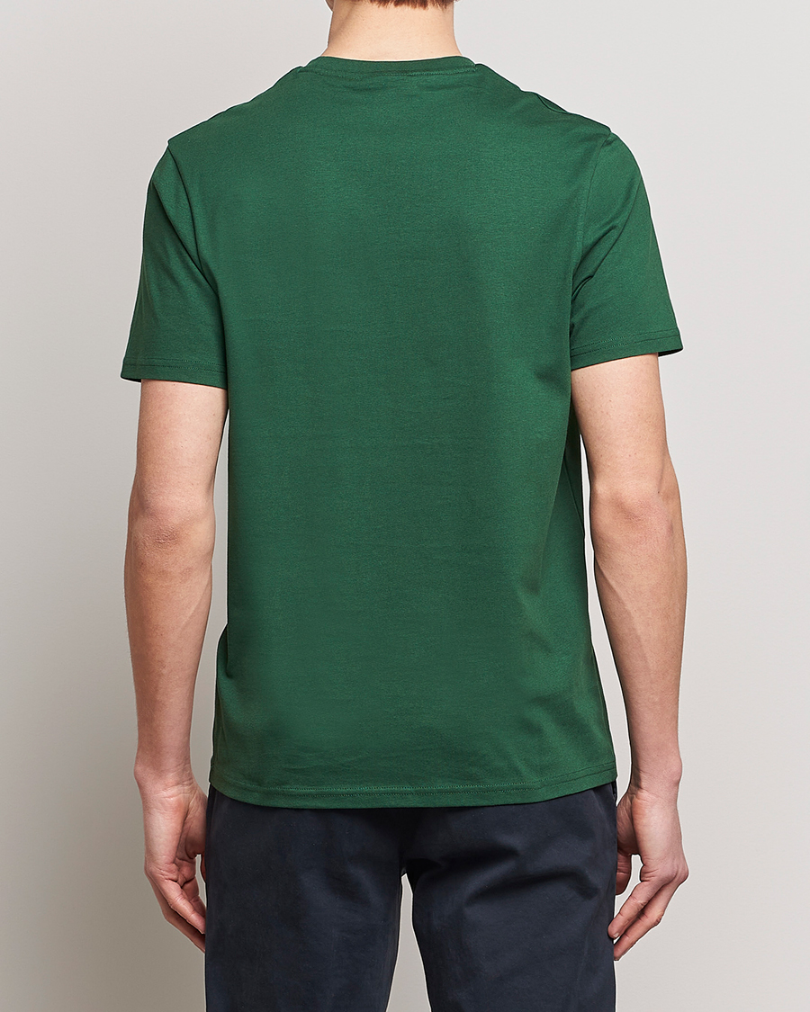 Uomini | T-shirt | Lyle & Scott | Crew Neck Organic Cotton Tee English Green