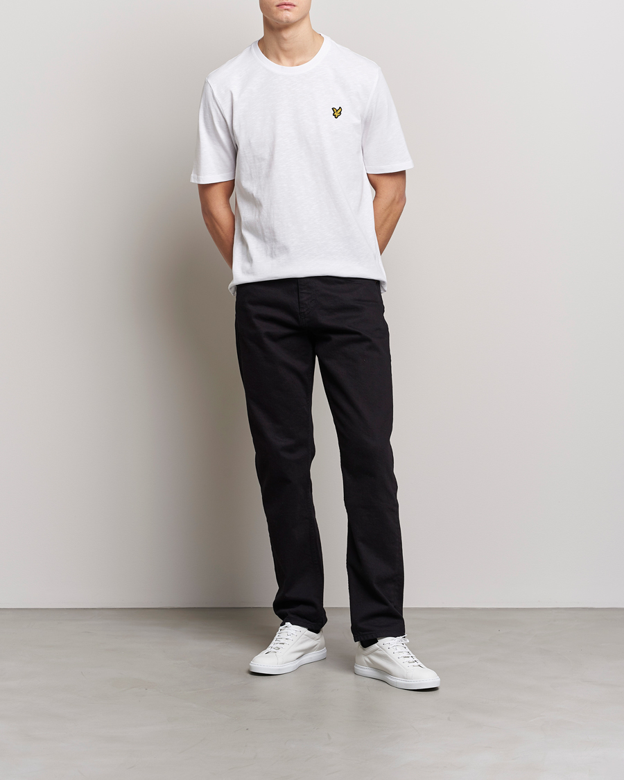 Uomini | T-shirt | Lyle & Scott | Slub T-Shirt White