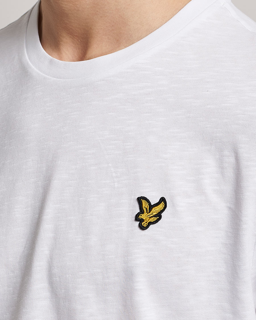 Uomini | T-shirt | Lyle & Scott | Slub T-Shirt White