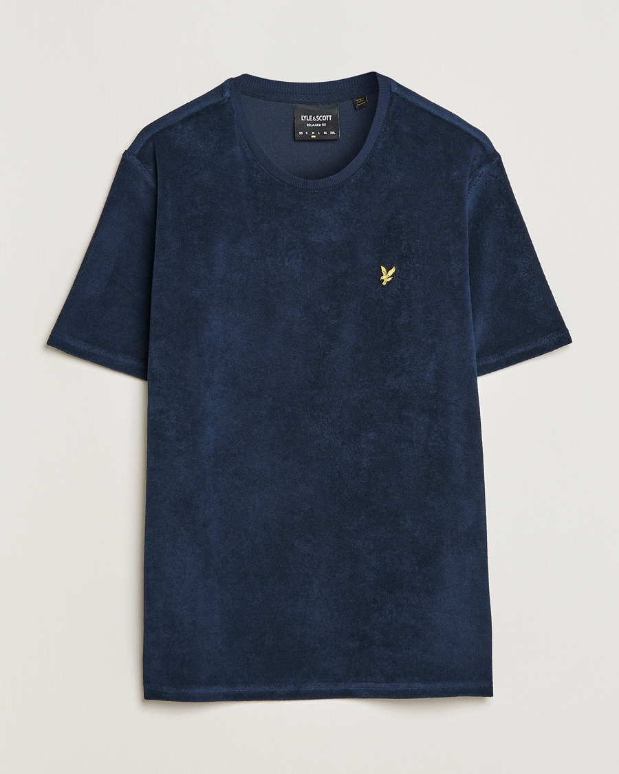 Uomini | T-shirt | Lyle & Scott | Terry T-Shirt Dark Navy