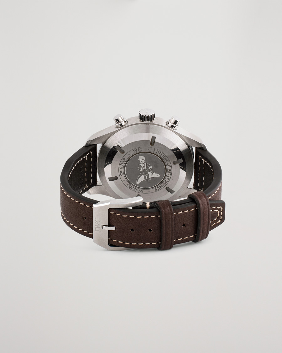 Uomini | Pre-Owned & Vintage Watches | IWC Pre-Owned | Le Petit Prince Chronograph IW377714 Steel Blue