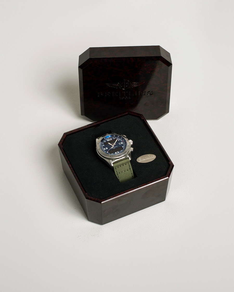 Uomini | Pre-Owned & Vintage Watches | Breitling Pre-Owned | B-1 A68362 Steel Blue