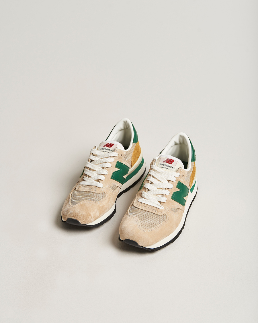 Uomini | New Balance 990 Made In USA Sneakers Tan | New Balance | 990 Made In USA Sneakers Tan