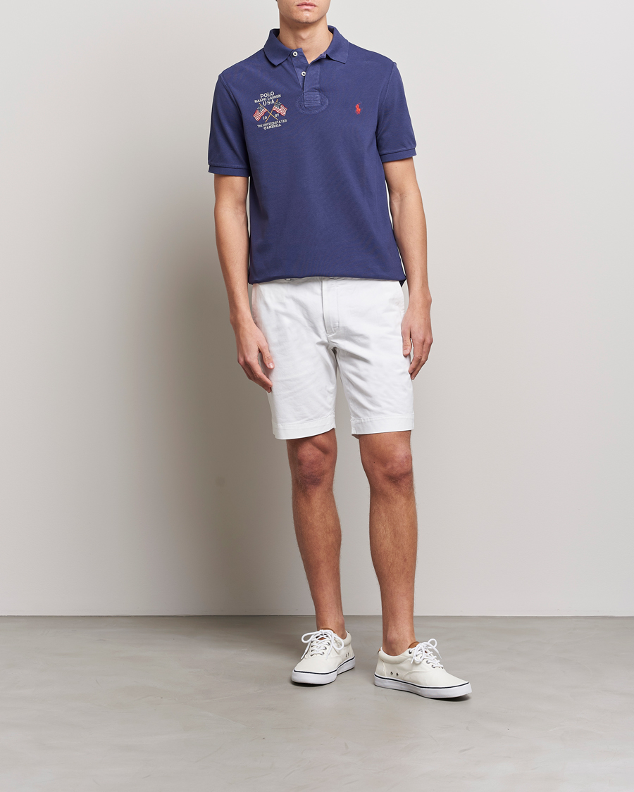 Uomini | Polo | Polo Ralph Lauren | Classic Fit Flag Polo Boathouse Navy