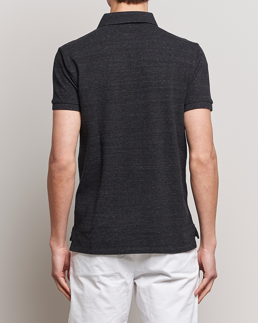 Uomini | Polo | Polo Ralph Lauren | Custom Slim Fit Polo Black Marl Heather