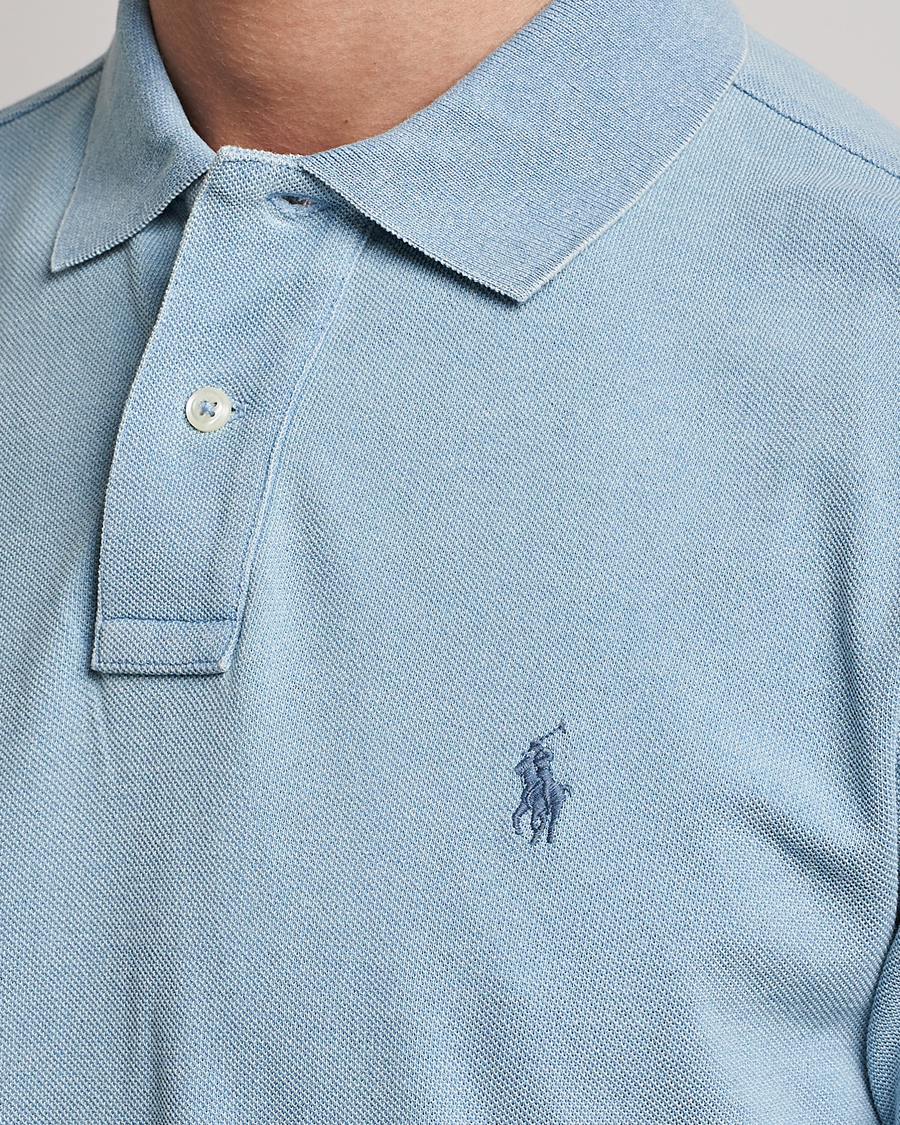 Uomini | Polo | Polo Ralph Lauren | Custom Slim Fit Polo Light Indigo