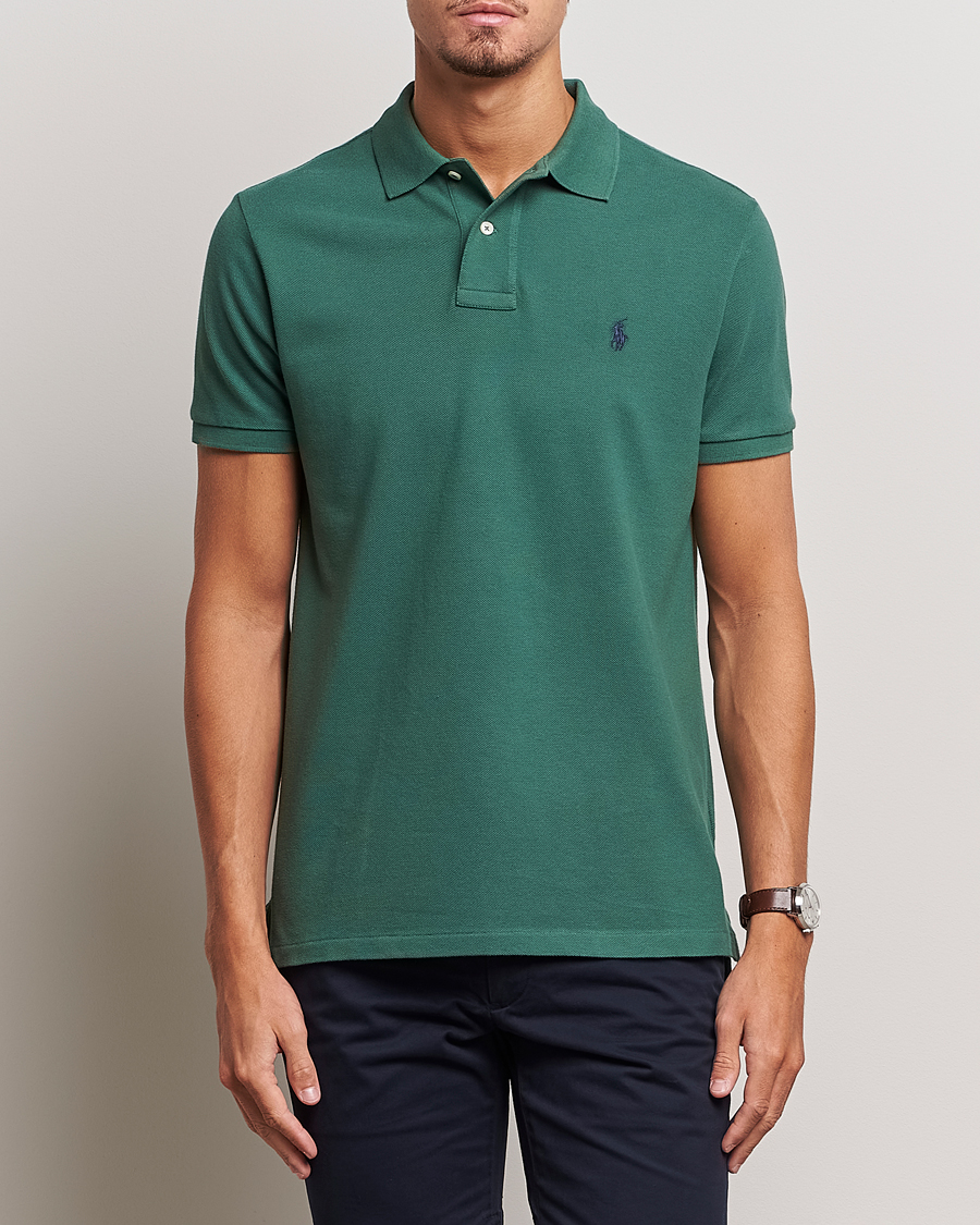 Uomini | Polo | Polo Ralph Lauren | Custom Slim Fit Polo Washed Forest