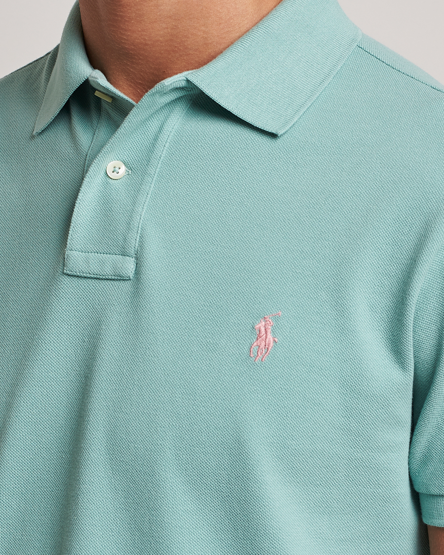 Uomini | Polo | Polo Ralph Lauren | Custom Slim Fit Polo Essex Green