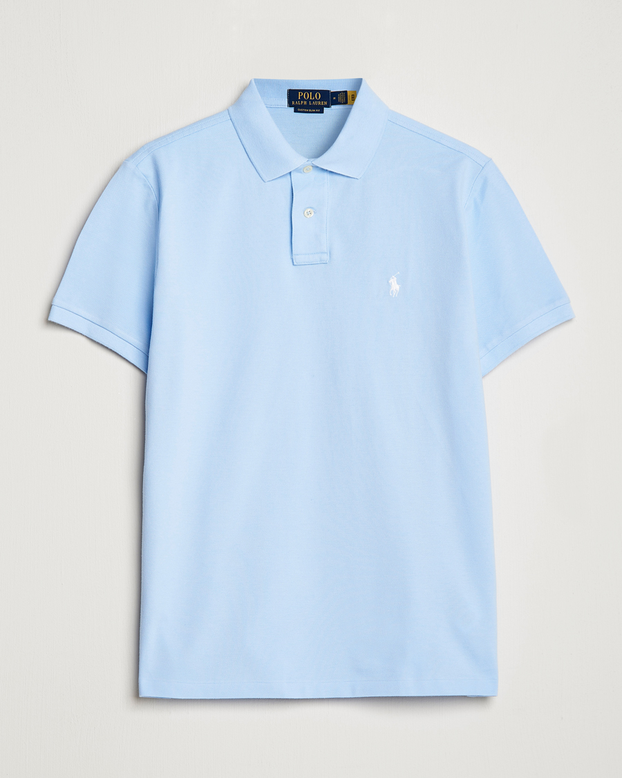 Uomini | Polo | Polo Ralph Lauren | Custom Slim Fit Polo Office Blue