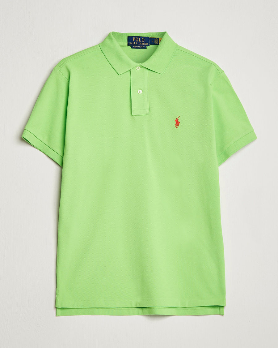 Uomini | Polo | Polo Ralph Lauren | Custom Slim Fit Polo Kiwi Lime