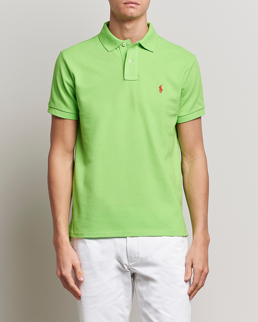 Uomini | Polo | Polo Ralph Lauren | Custom Slim Fit Polo Kiwi Lime