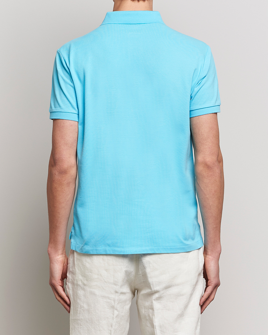 Uomini | Polo | Polo Ralph Lauren | Custom Slim Fit Polo Turquoise Nova