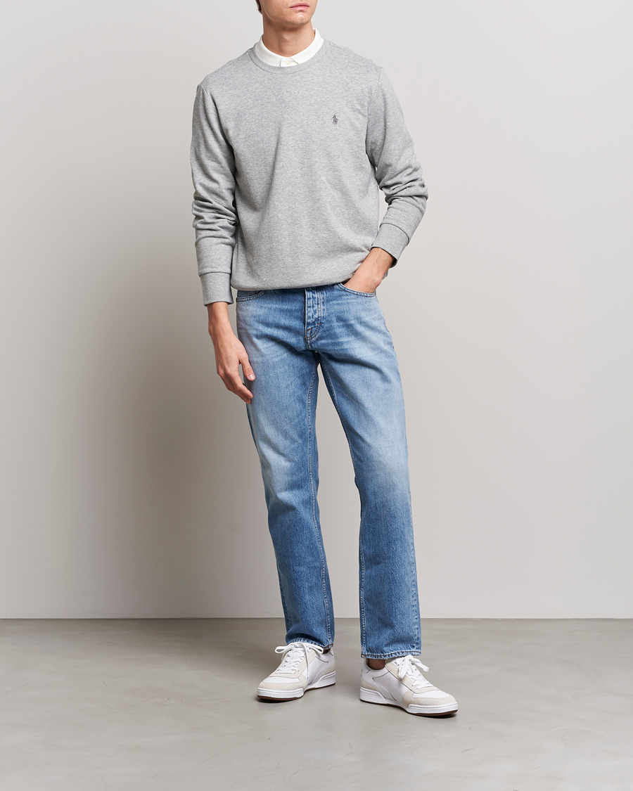 Uomini | Maglieria | Polo Ralph Lauren | Double Knitted Jersey Sweatshirt Andover Heather