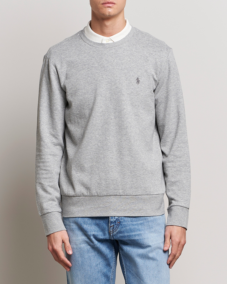 Uomini | Maglieria | Polo Ralph Lauren | Double Knitted Jersey Sweatshirt Andover Heather