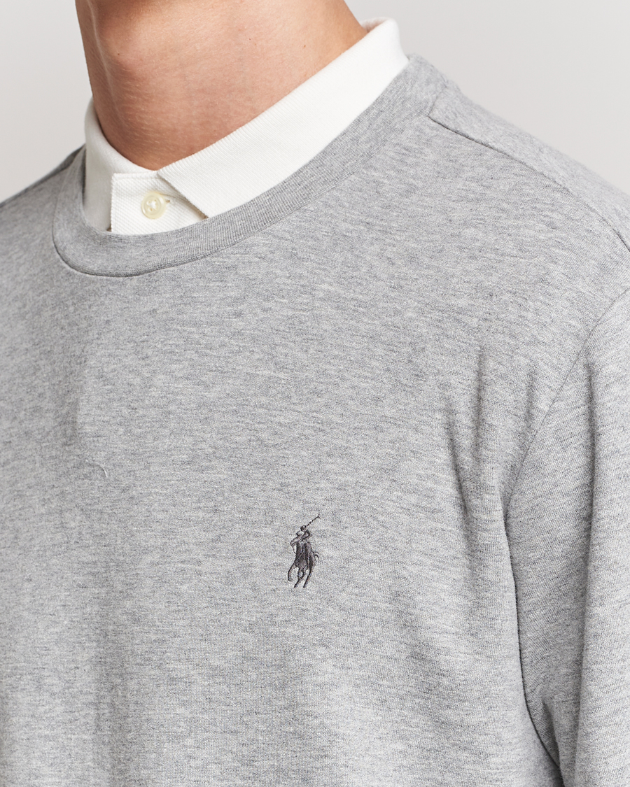 Uomini | Maglieria | Polo Ralph Lauren | Double Knitted Jersey Sweatshirt Andover Heather