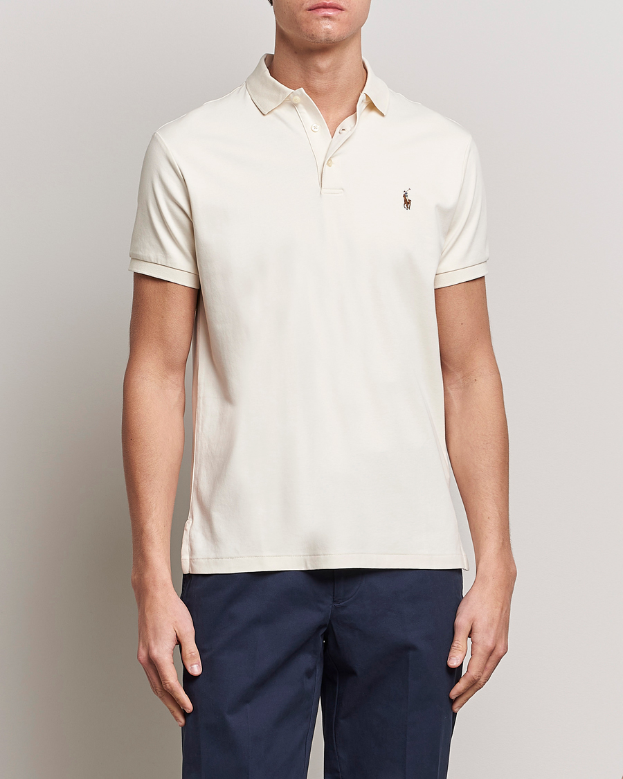 Uomini | Polo | Polo Ralph Lauren | Luxury Pima Cotton Polo Guide Cream