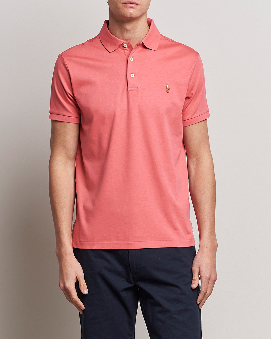 Uomini | Polo | Polo Ralph Lauren | Luxury Pima Cotton Polo Red Sky