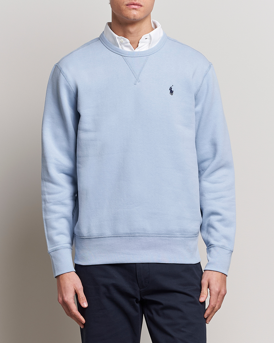 Uomini | Maglieria | Polo Ralph Lauren | Crew Neck Sweatshirt Estate Blue