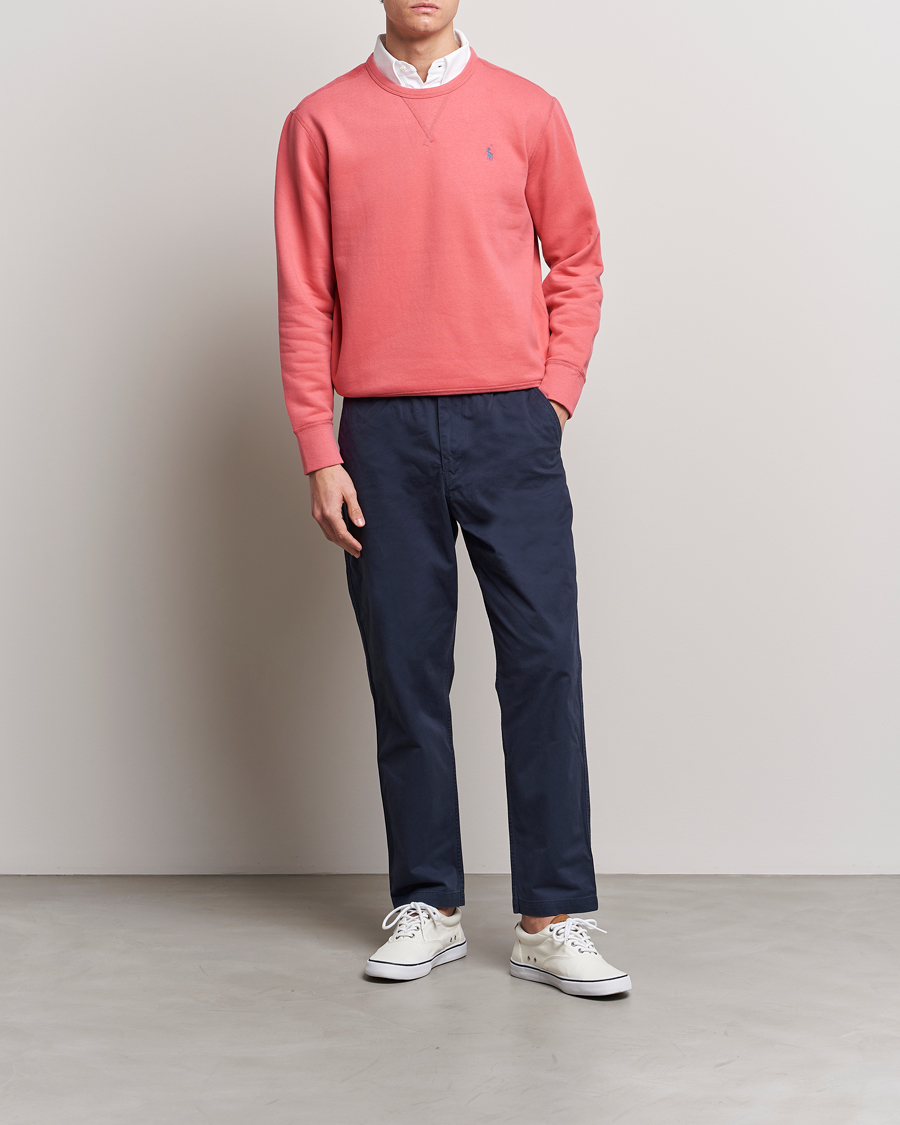 Uomini | Maglieria | Polo Ralph Lauren | Crew Neck Sweatshirt Red Sky