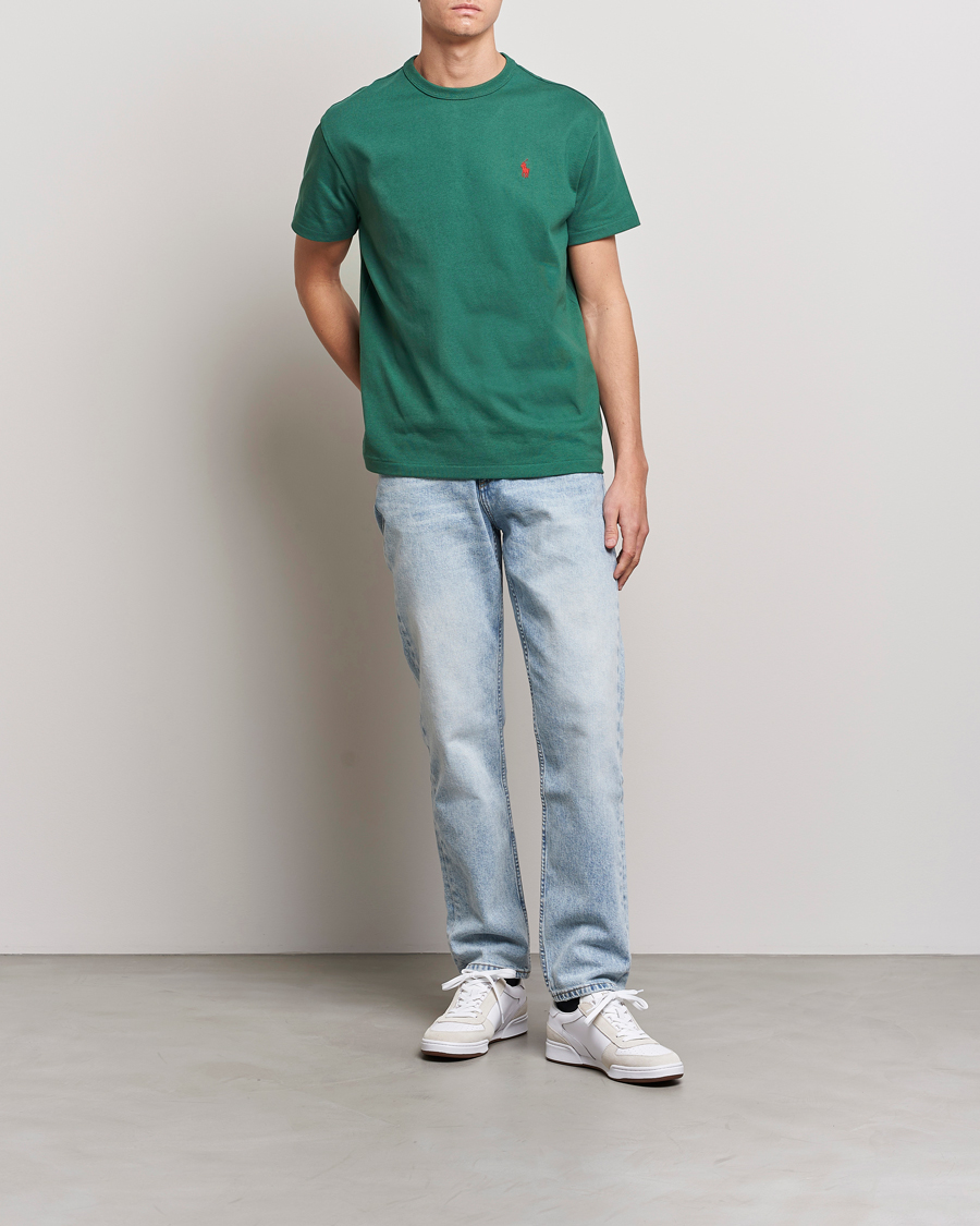 Uomini | T-shirt | Polo Ralph Lauren | Heavyweight Crew Neck T-Shirt Washed Forest
