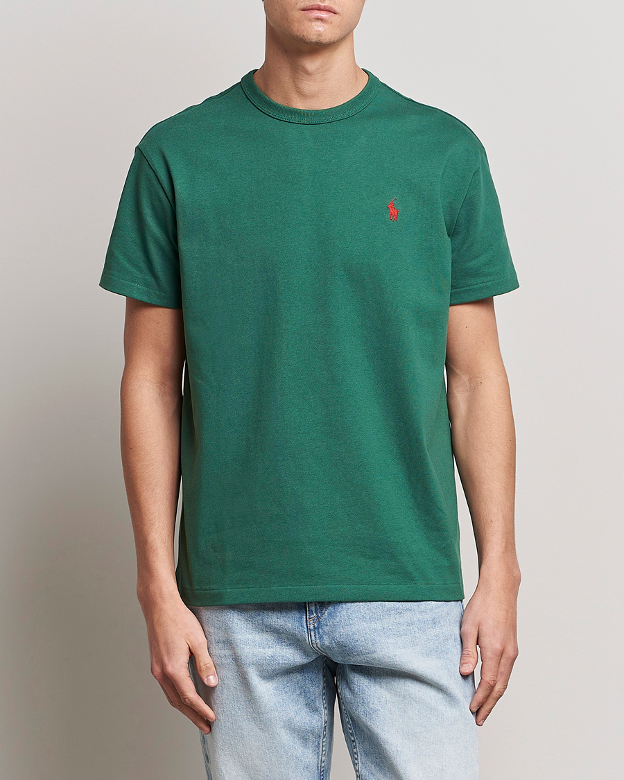 Uomini | T-shirt | Polo Ralph Lauren | Heavyweight Crew Neck T-Shirt Washed Forest