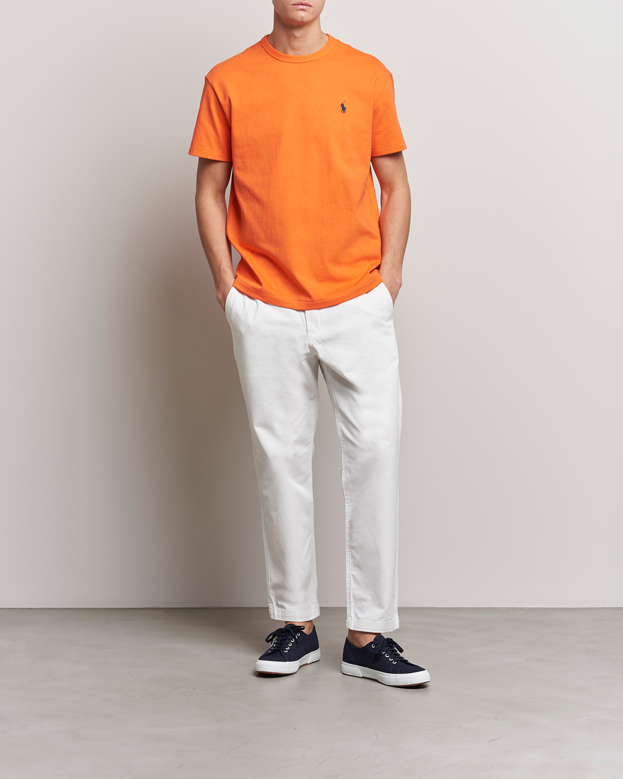 Uomini | T-shirt | Polo Ralph Lauren | Heavyweight Crew Neck T-Shirt Orange