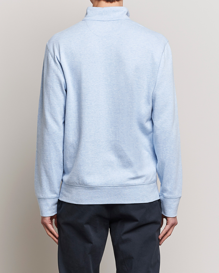 Uomini | Maglieria | Polo Ralph Lauren | Tech Double Knit Half Zip Office Blue Heather