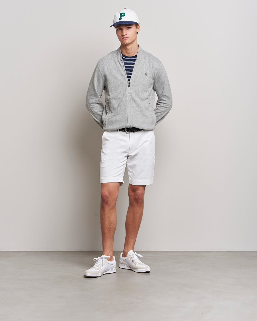 Uomini | Maglieria | Polo Ralph Lauren | Double Knit Full-Zip Sweater Andover Heather