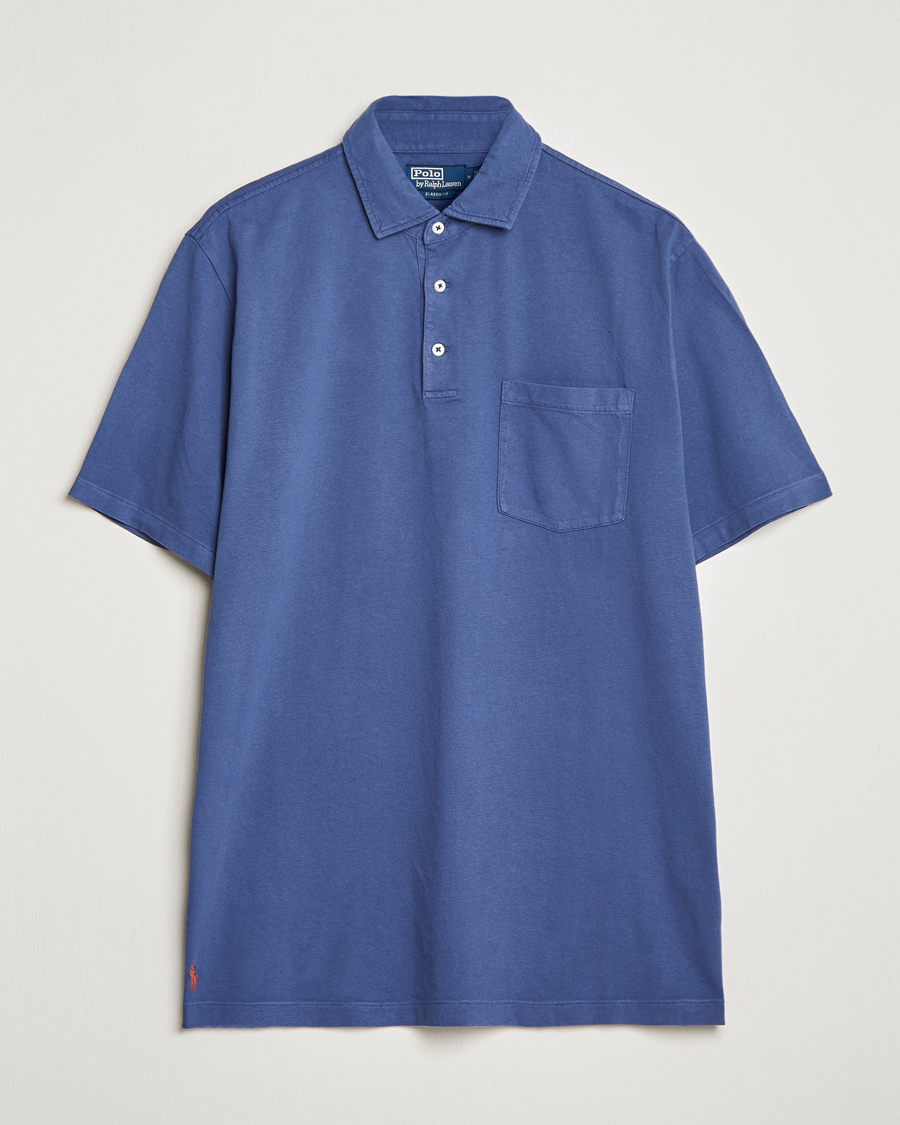 Uomini | Polo | Polo Ralph Lauren | Cotton/Linen Polo Boathouse Navy