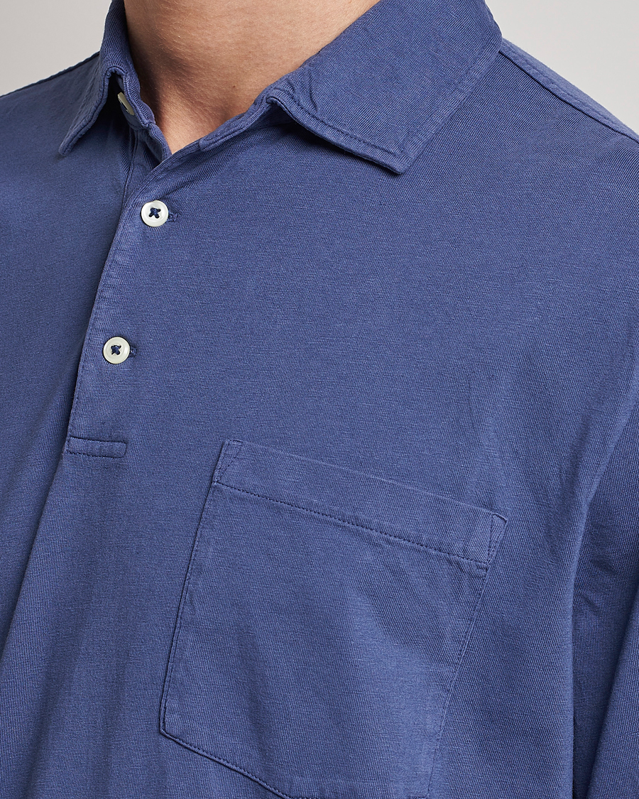 Uomini | Polo | Polo Ralph Lauren | Cotton/Linen Polo Boathouse Navy