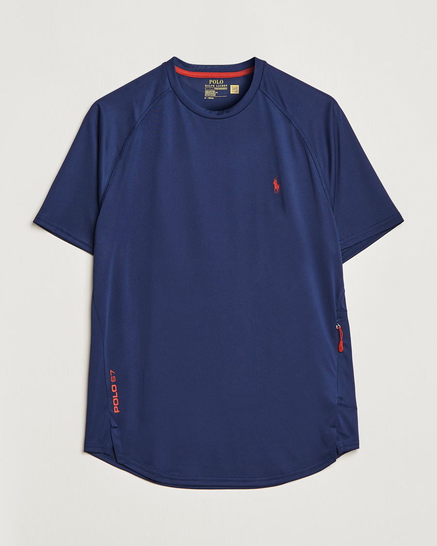 Uomini | T-shirt | Polo Ralph Lauren | Performance Jersey Crew Neck T-Shirt Newport Navy