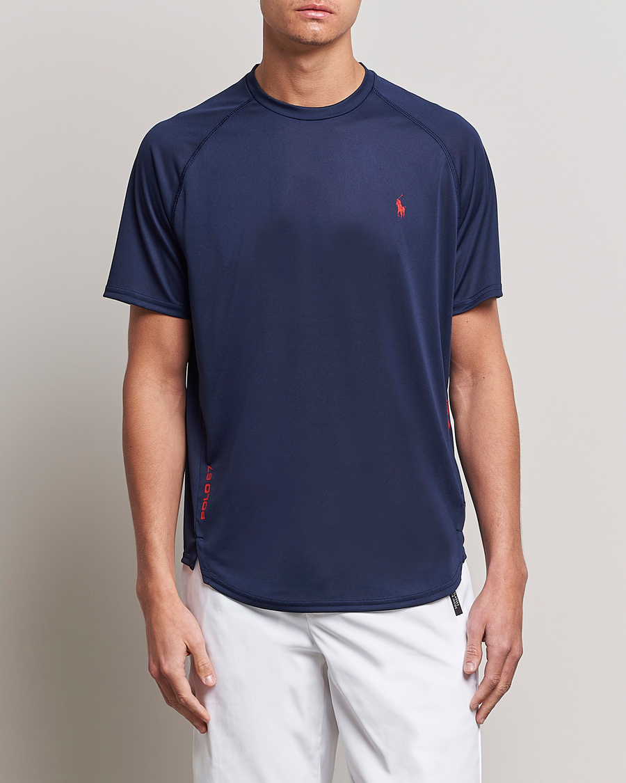 Uomini | T-shirt | Polo Ralph Lauren | Performance Jersey Crew Neck T-Shirt Newport Navy