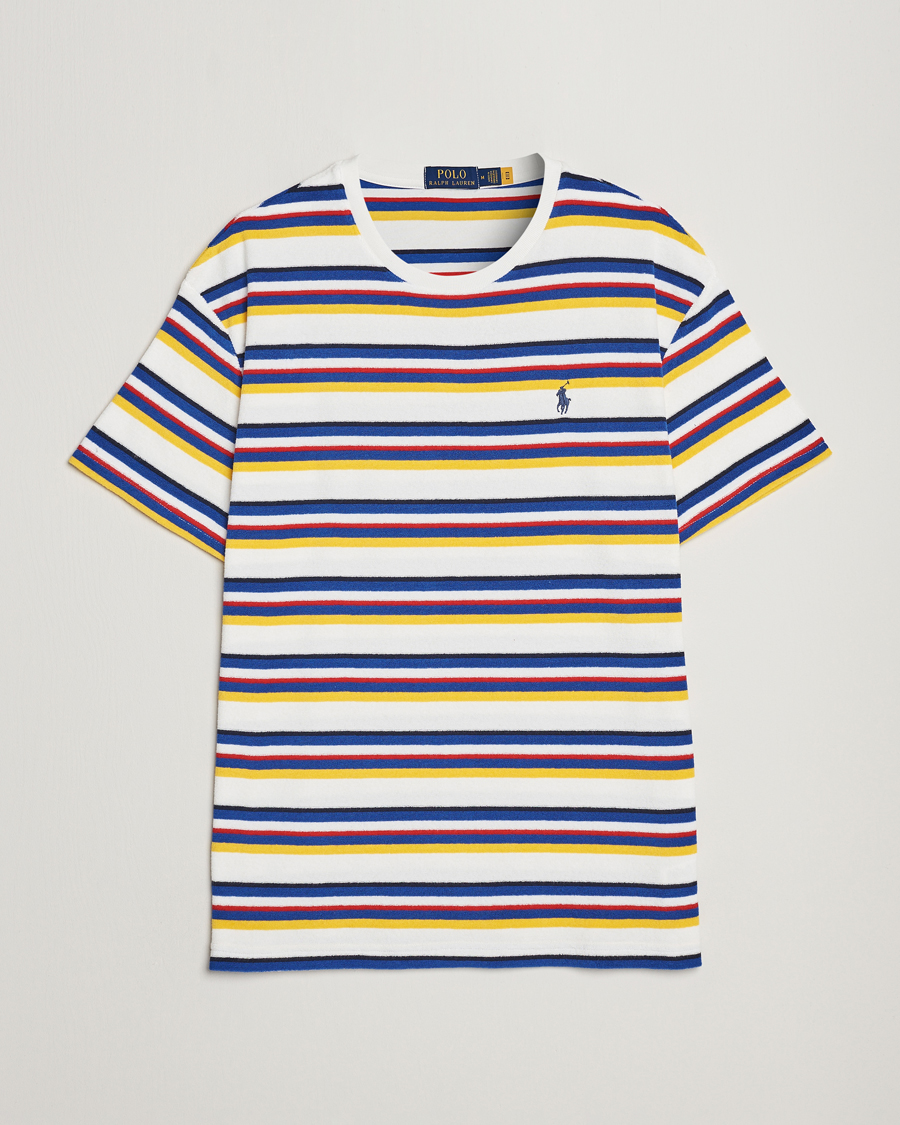 Uomini | T-shirt | Polo Ralph Lauren | Cotton Terry Striped T-Shirt Multi