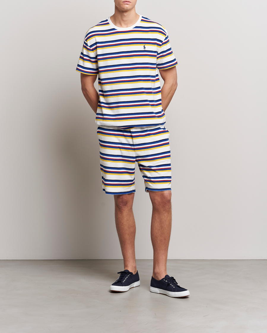 Uomini | T-shirt | Polo Ralph Lauren | Cotton Terry Striped T-Shirt Multi