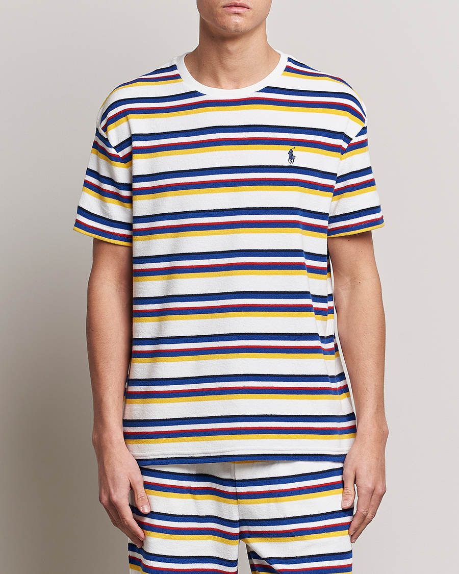 Uomini | T-shirt | Polo Ralph Lauren | Cotton Terry Striped T-Shirt Multi