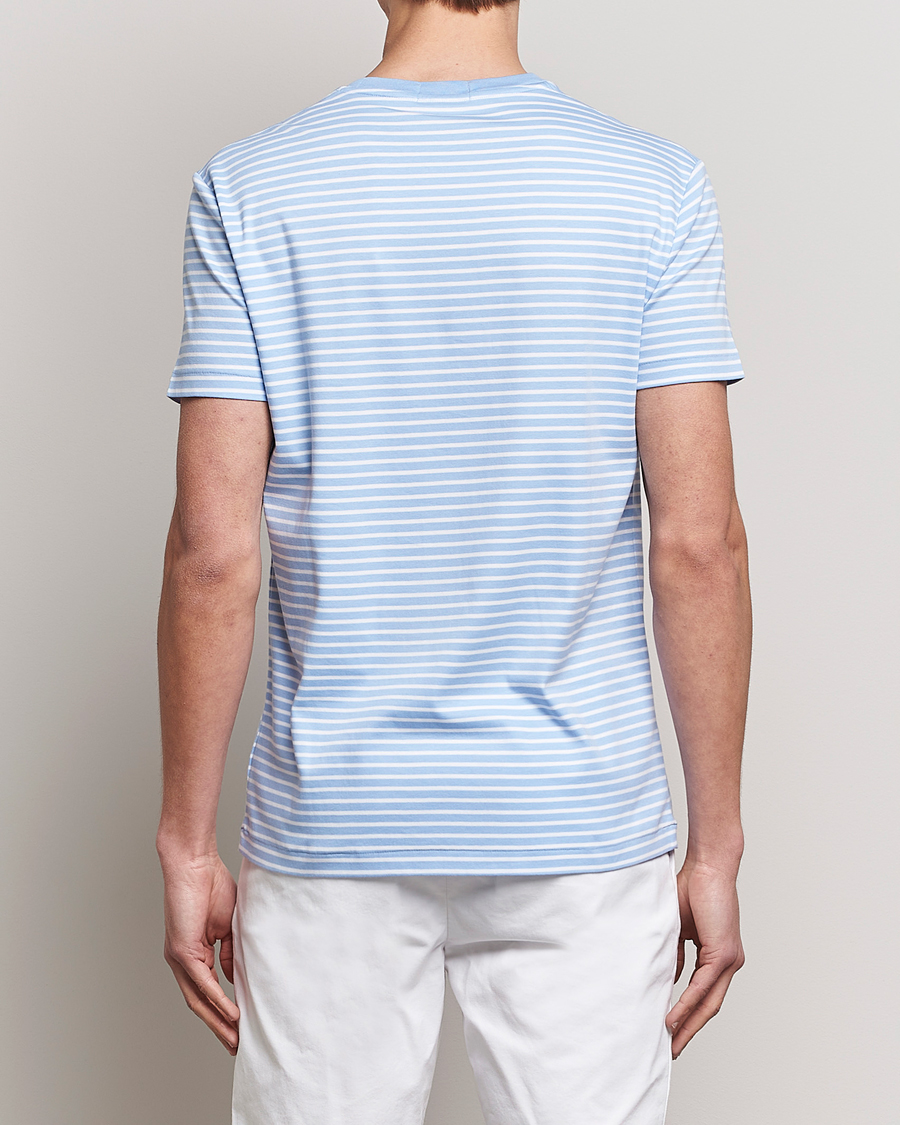 Uomini | T-shirt | Polo Ralph Lauren | Luxury Pima Cotton Striped T-shirt Blue/White