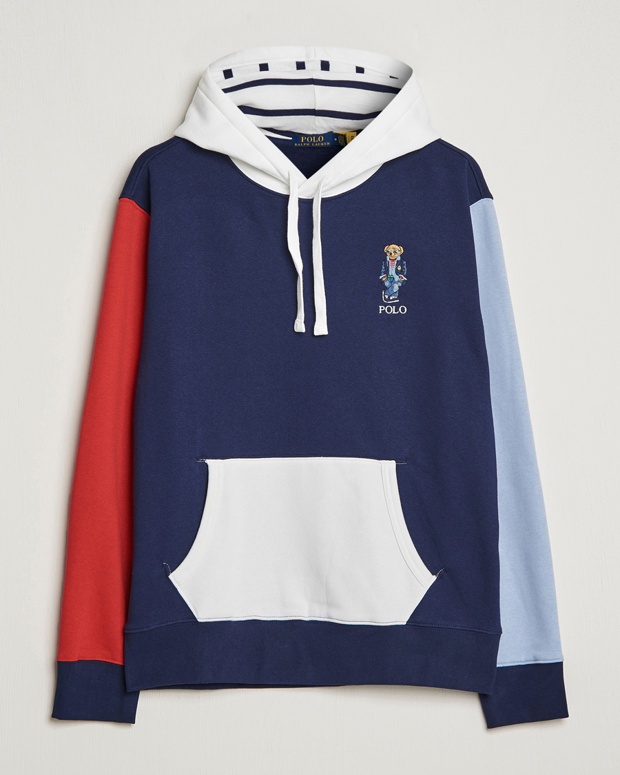 Uomini | Maglieria | Polo Ralph Lauren | Printed Regatta Bear Colorblocked Hoodie Multi