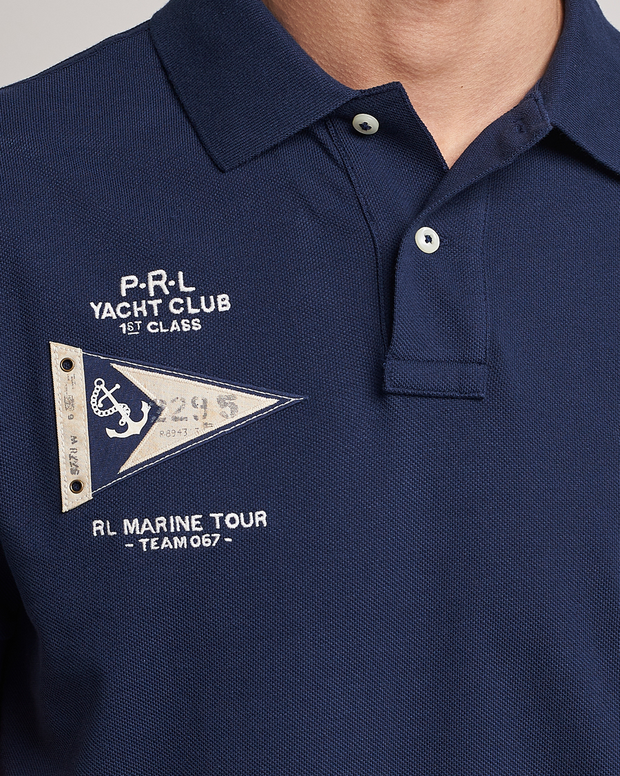 Uomini | Polo | Polo Ralph Lauren | Custom Slim Fit Regatta Polo Newport Navy