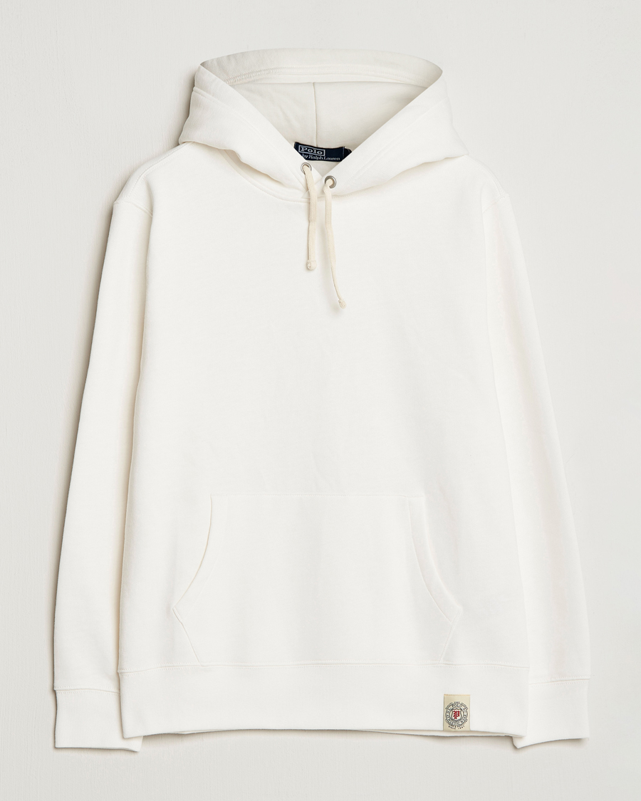 Uomini | Maglieria | Polo Ralph Lauren | Vintage Fleece Hoodie Deckwash White