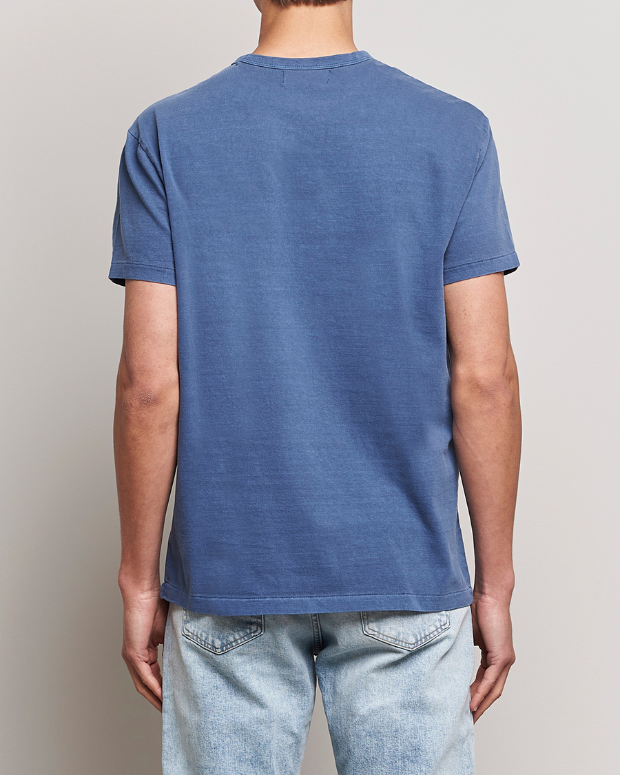 Uomini | T-shirt | Polo Ralph Lauren | Graphic Logo Jerset Crew Neck T-Shirt Earth Blue